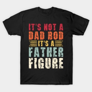 Its A Father Figure | Vintage Sunset Funny Dad T-Shirt